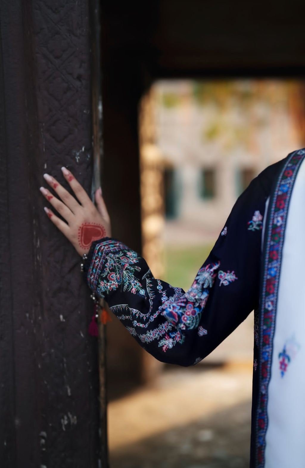 Casual Lite HER Summer Embroidered Cotton Lawn Stitched 3 Piece Suit - Noctelle - CL26HER - Blue - Festive Collection