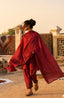 Casual Lite HER Summer Embroidered Cotton Lawn Stitched 3 Piece Suit - Veloura - CL26HER - Maroon - Festive Collection